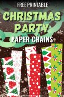 Free Printable Christmas Party Paper Chains