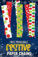 Free Printable Christmas Party Paper Chains