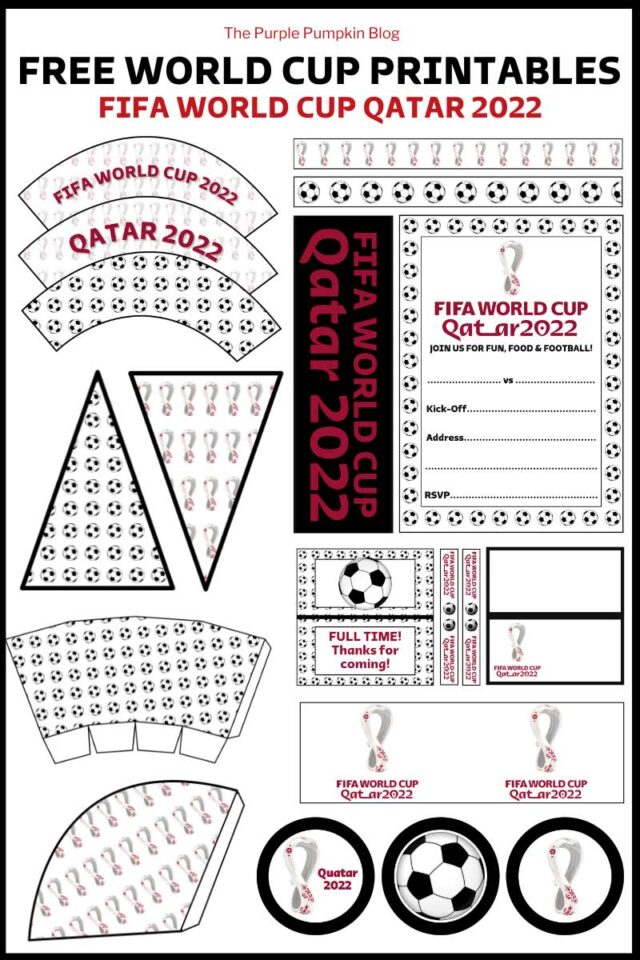 Free World Cup Printables for Qatar 2022!