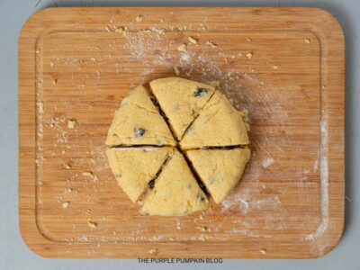 Cutting Dough into Wedges