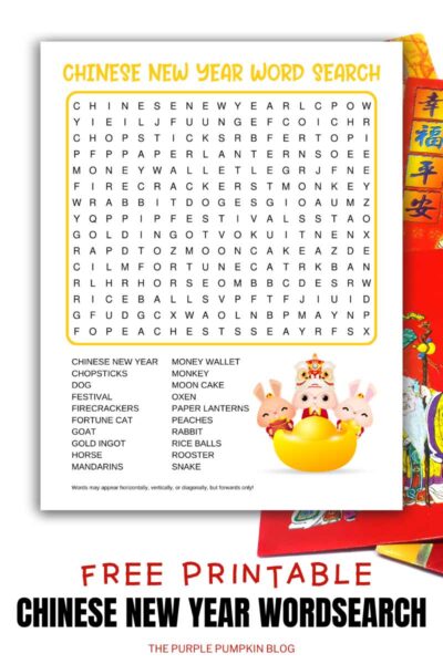Free Printable Chinese New Year Activities Pack Year of the Rabbit