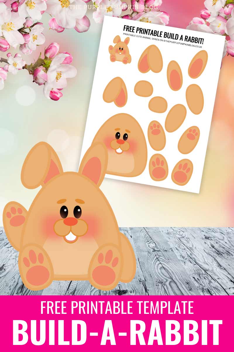 Free Printable Template Build-A-Rabbit!