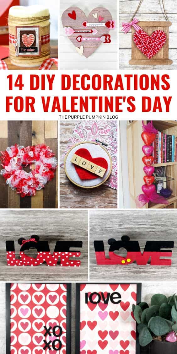 14 DIY Decorations for Valentine's Day