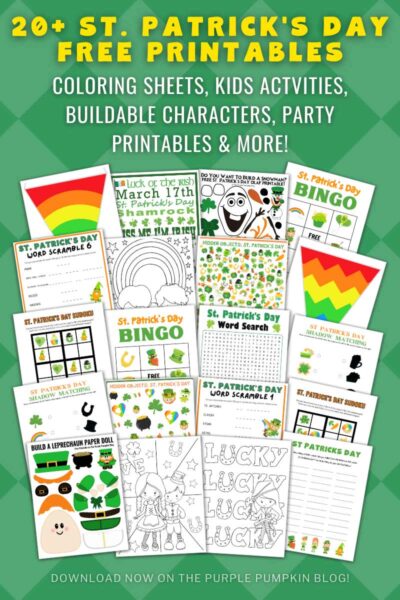 20+ Free Printables for St. Patrick's Day - Games, Puzzles &amp; More!