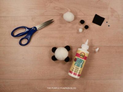 Assembling the Pompom Panda's Body