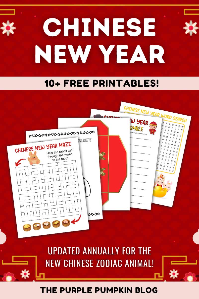 Chinese New Year 10+ Free Printables
