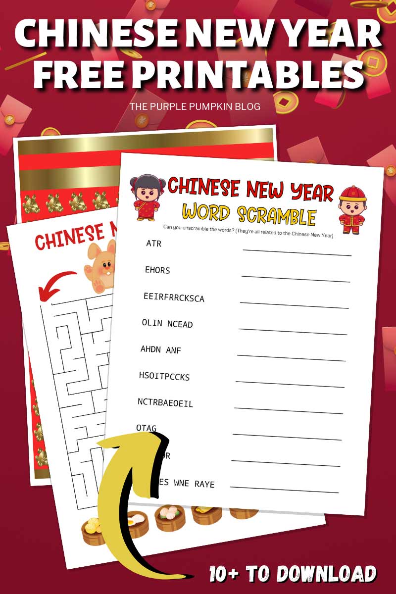 Chinese New Year Free Printables - 10+ To Download