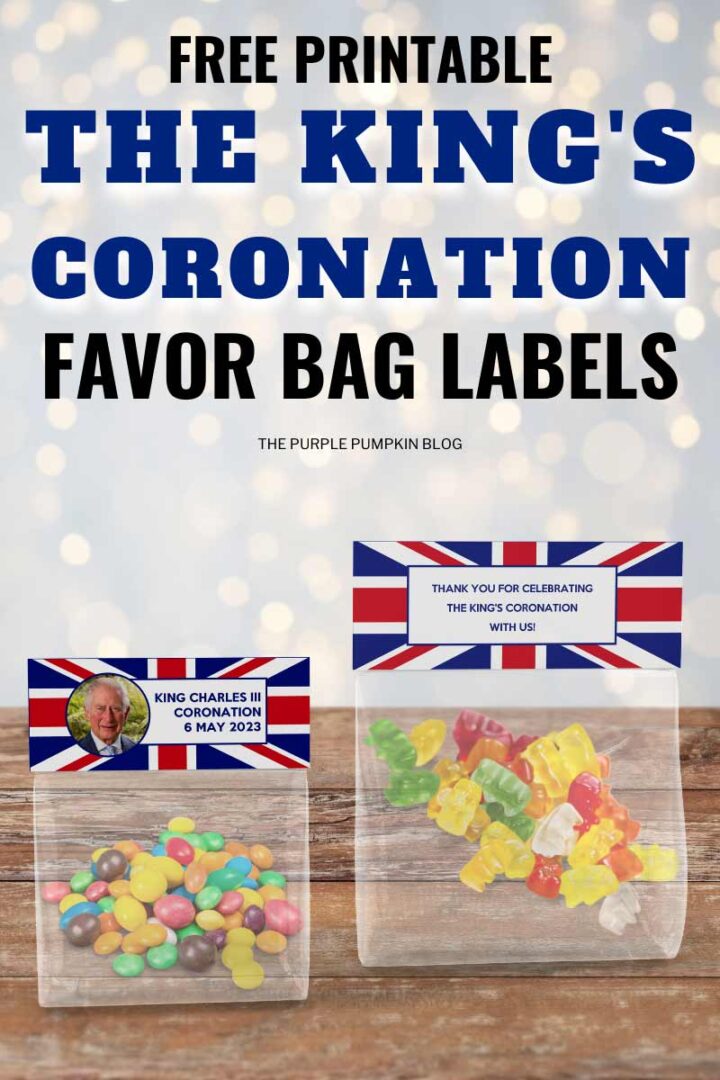 Free King's Coronation Printable Decorations and Bunting Flags!