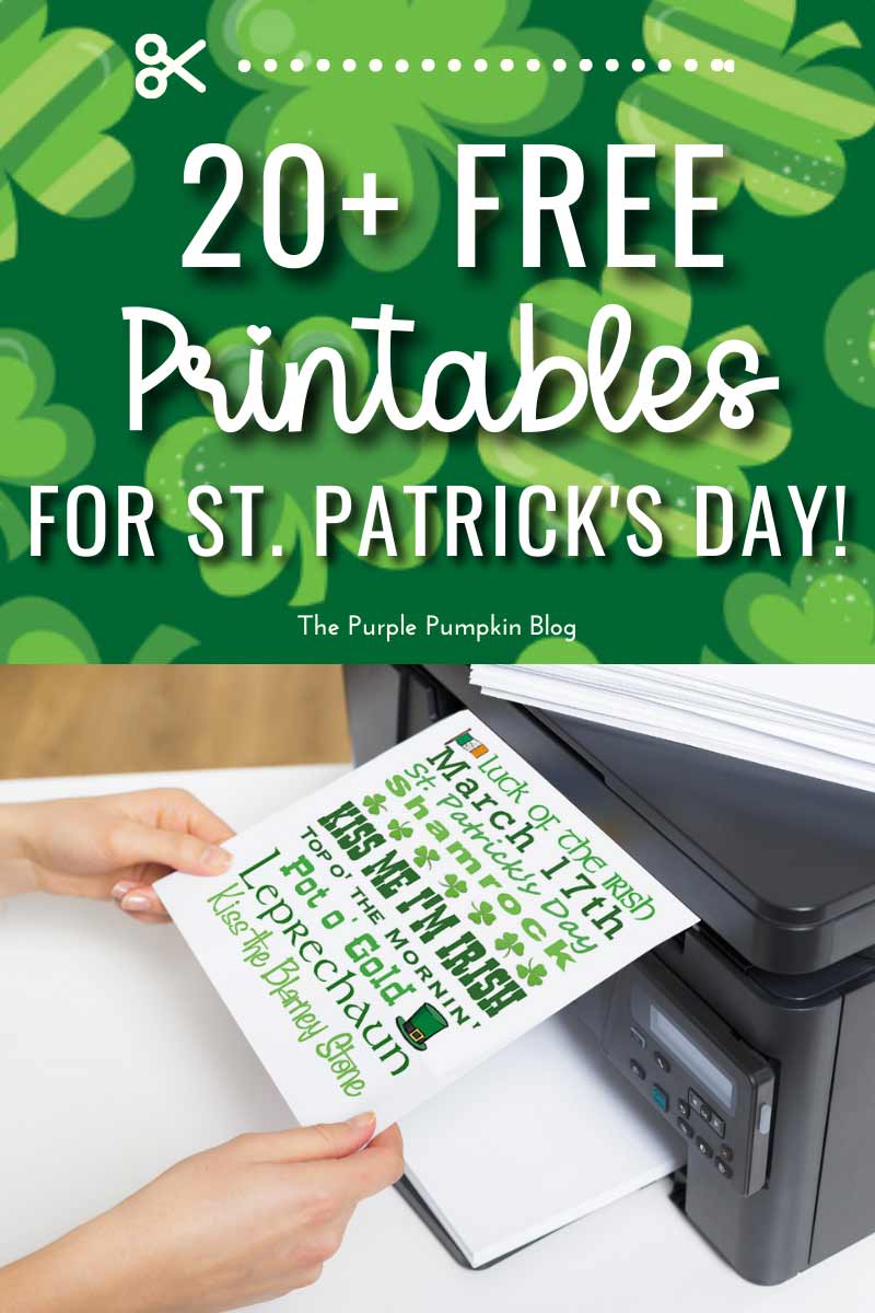 Free Printables for St. Patrick's Day