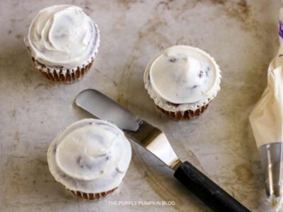 Frosted Ninja Cupcakes