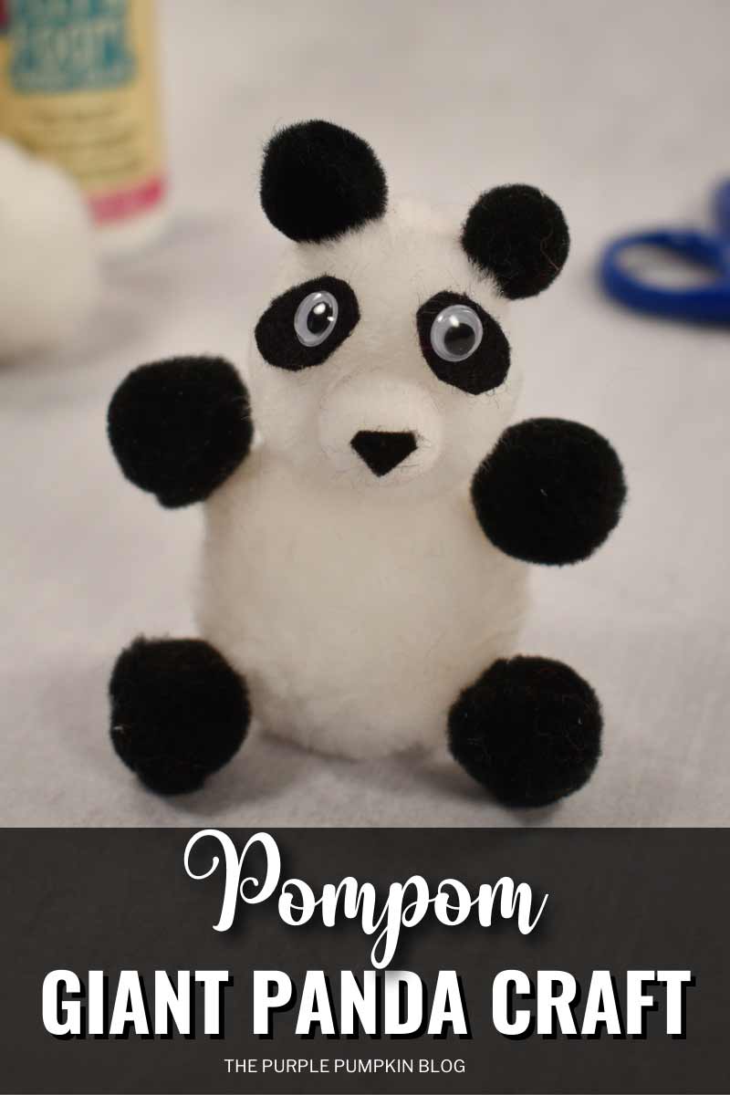 Pompom Giant Panda Craft