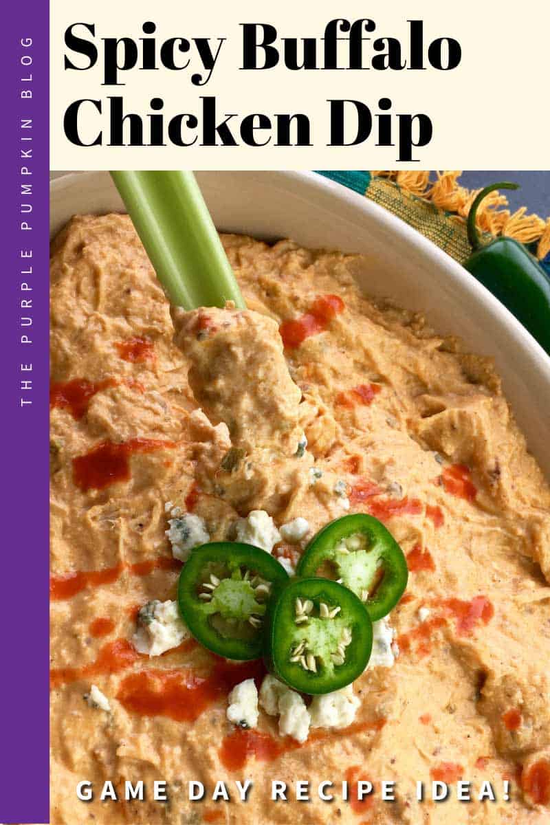 Spicy Buffalo Chicken Dip - Game Day Recipe Idea