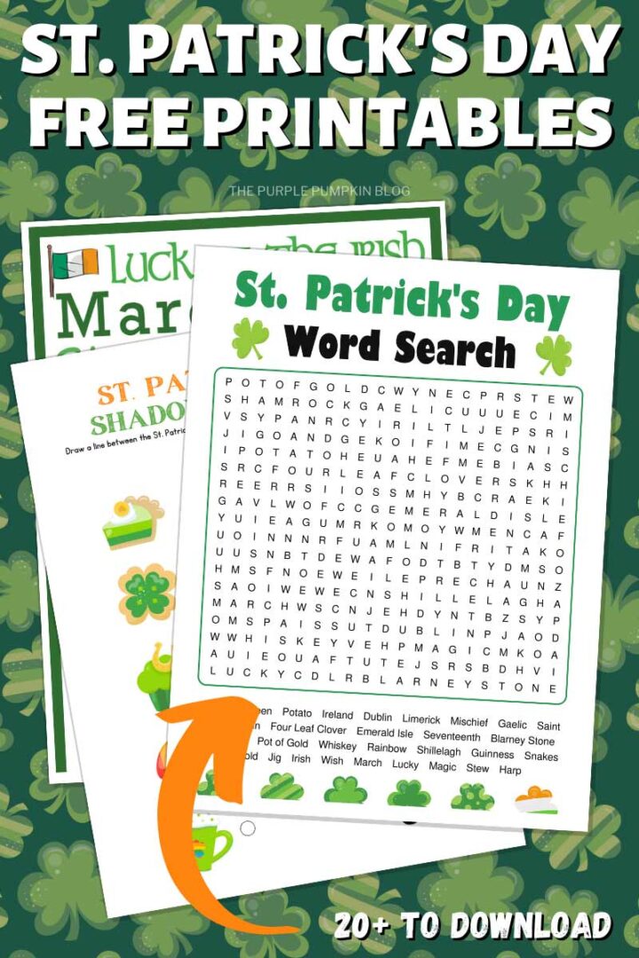 20+ Free Printables for St. Patrick's Day - Games, Puzzles &amp; More!