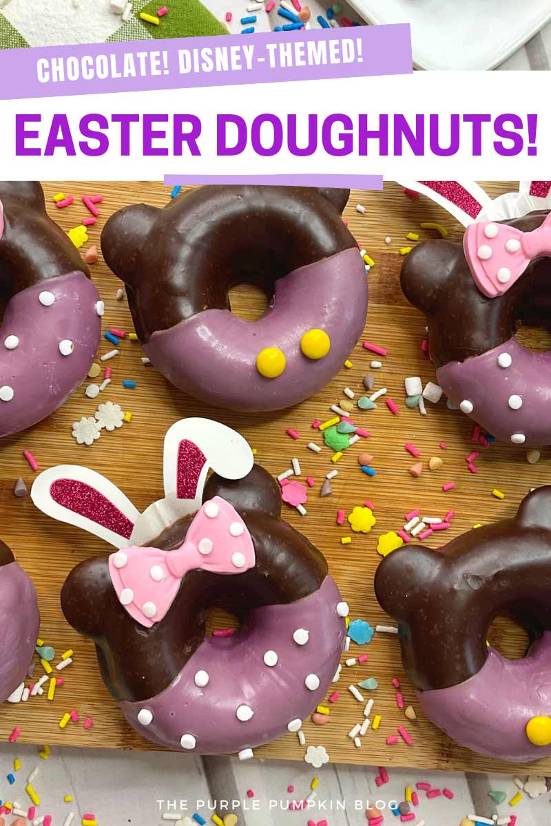 Chocolate Disney-Themed Easter Doughnuts!