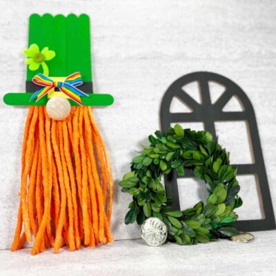 Craft Stick Leprechaun Gnome Craft Tutorial