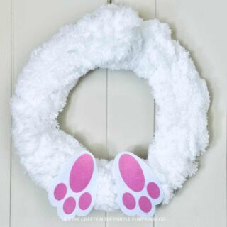 How To Make A Bunny Butt Wreath