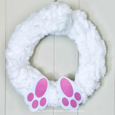 How To Make A Bunny Butt Wreath