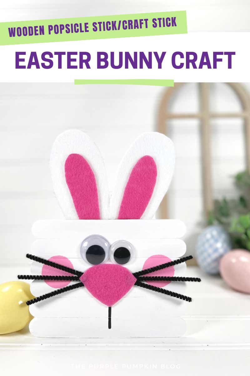 Wooden-PopsicleCraft-Stick-Easter-Bunny-Craft