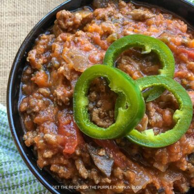 Beef & Mushroom Chili Recipe