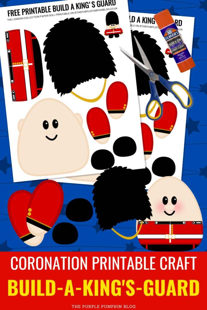 Free Printable Build A King's Guard Paper Template