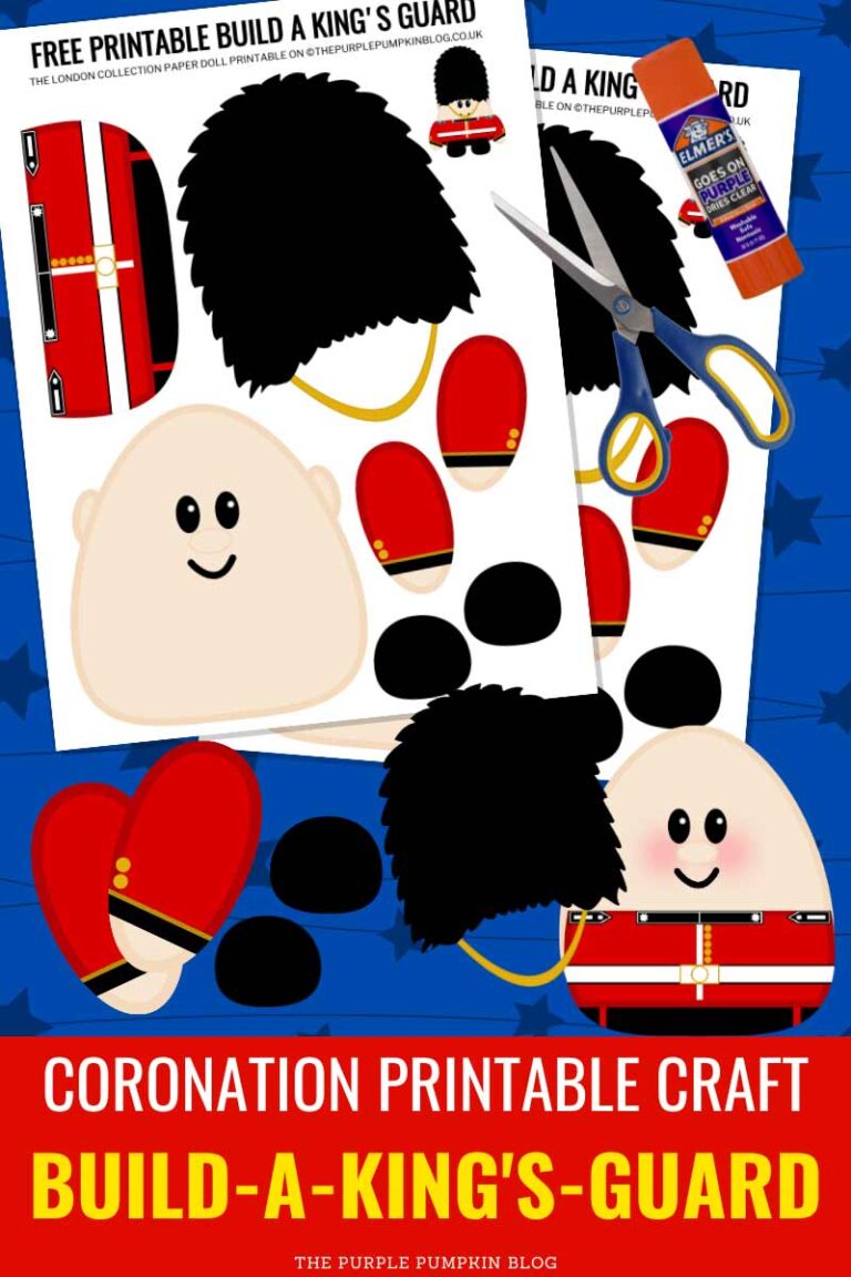 Free Printable Build A King's Guard Paper Template