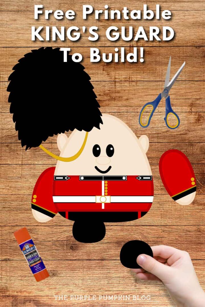 Free Printable Build A King's Guard Paper Template