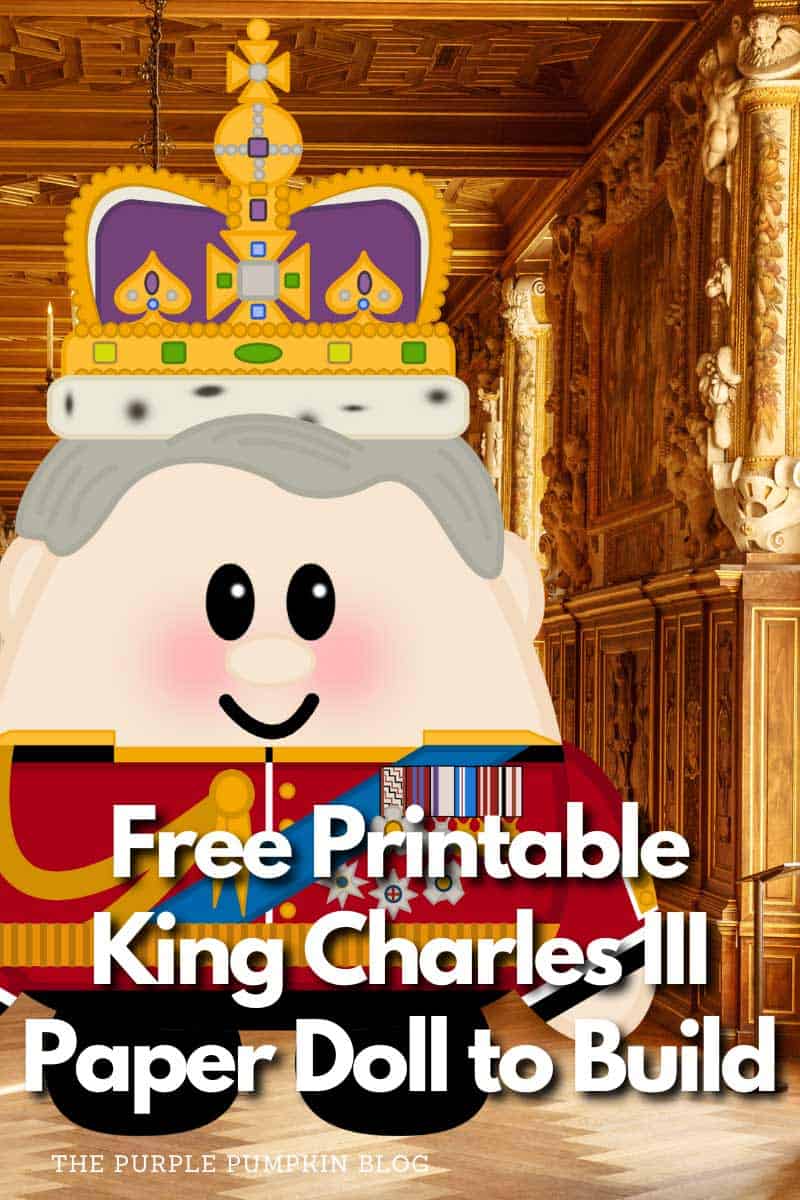 Free Printable King Charles III Paper Doll to Build