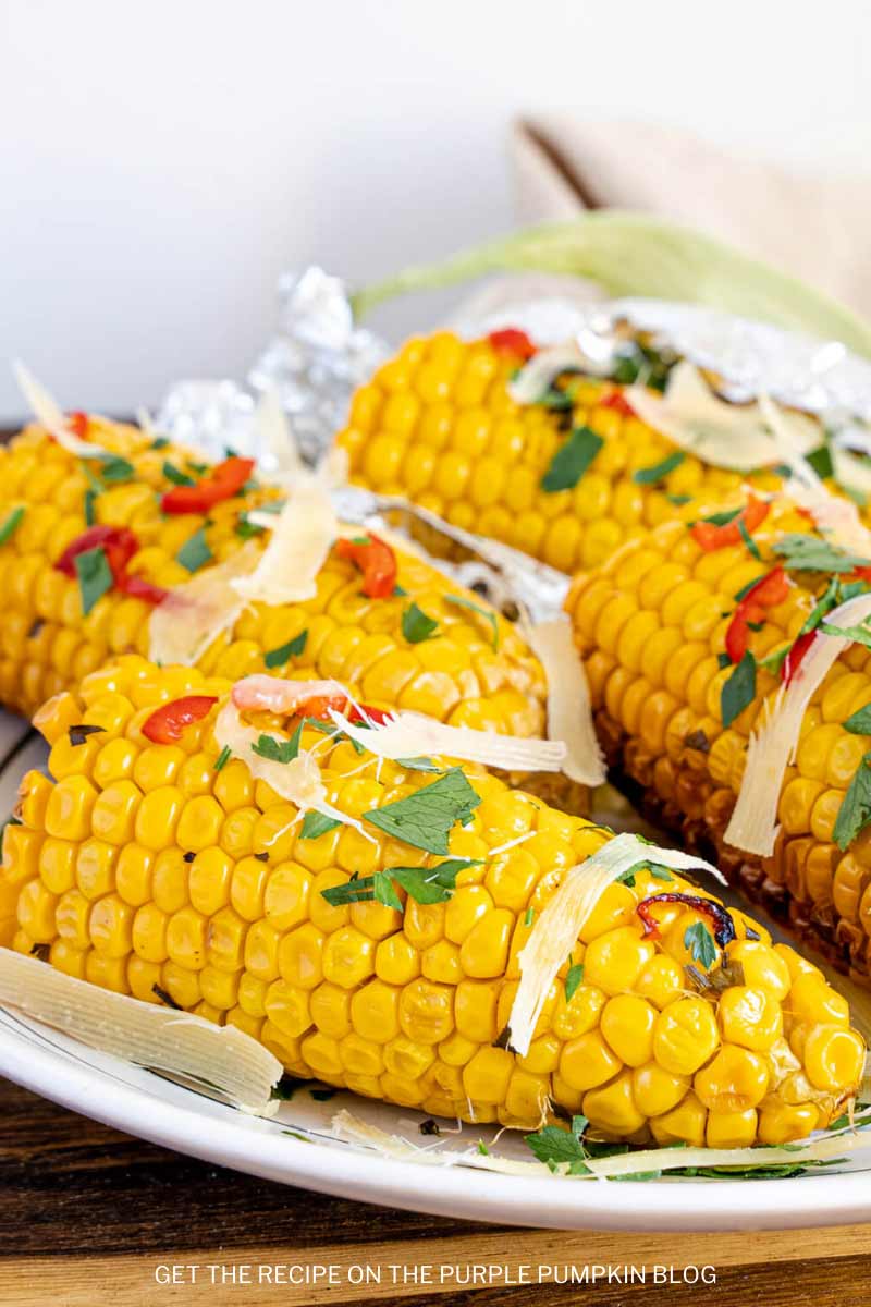 Grilled Sweetcorn with Herb Butter