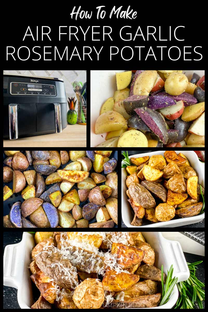 How To Make Air Fryer Rosemary Garlic Potatoes