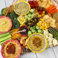 Hummus & Vegetable Charcuterie Board Recipe