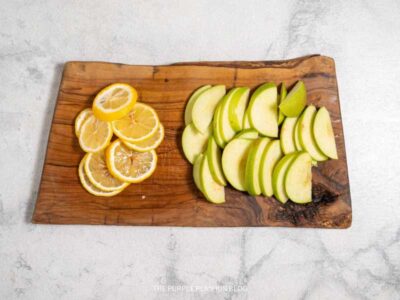 Lemon and Apple Slices
