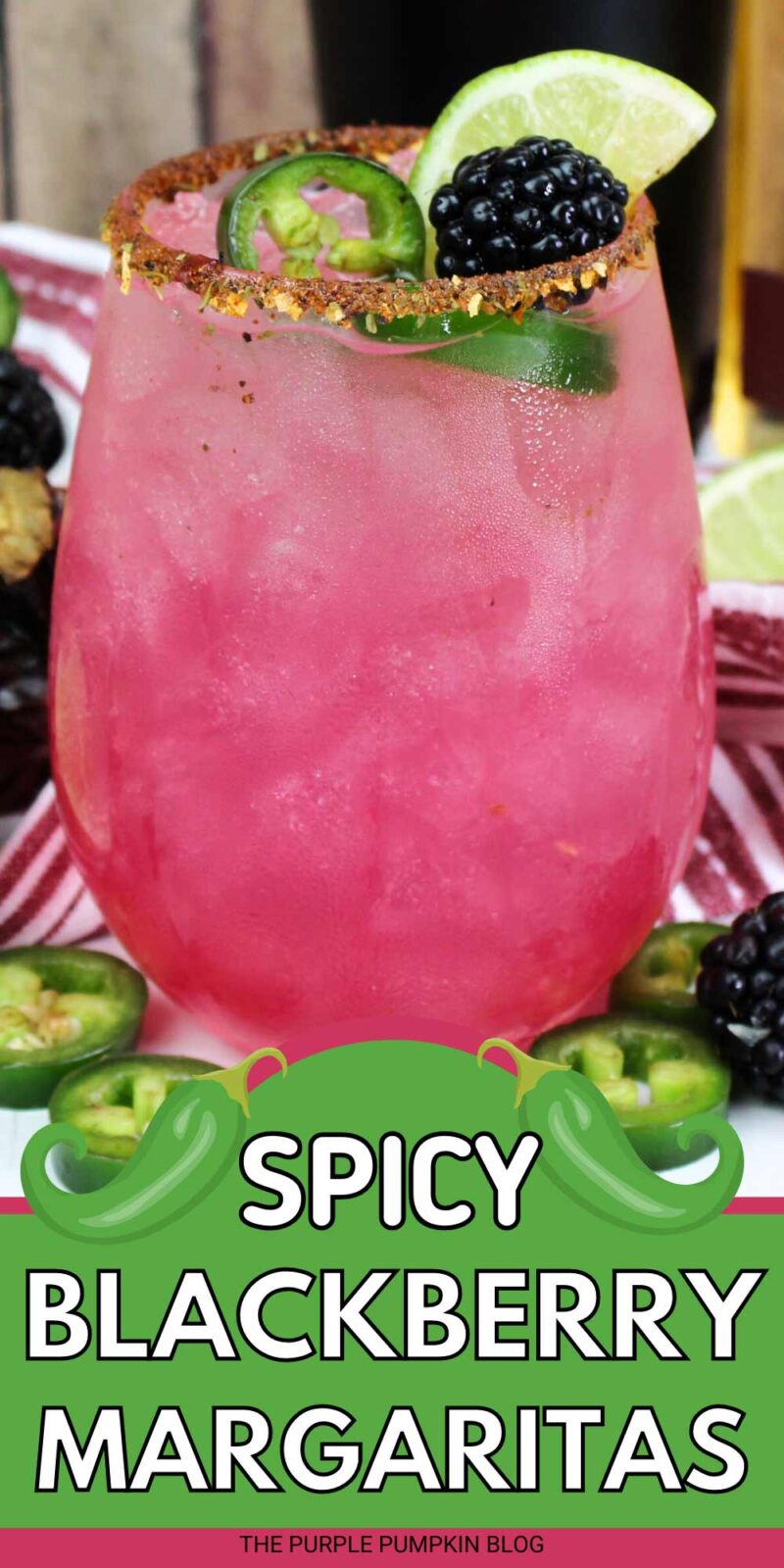Spicy Blackberry Margaritas