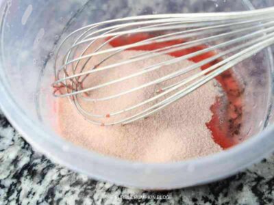 Mixing Jello in Bowl