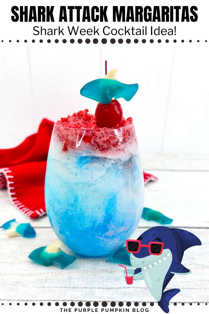 Frozen Shark Attack Margarita Cocktail