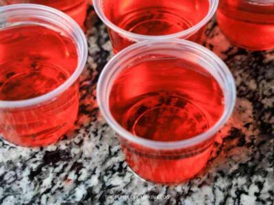 Watermelon Jello in Cups