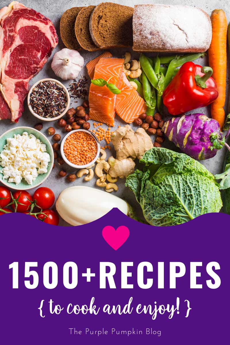 1500 Recipes on The Purple Pumpkin Blog