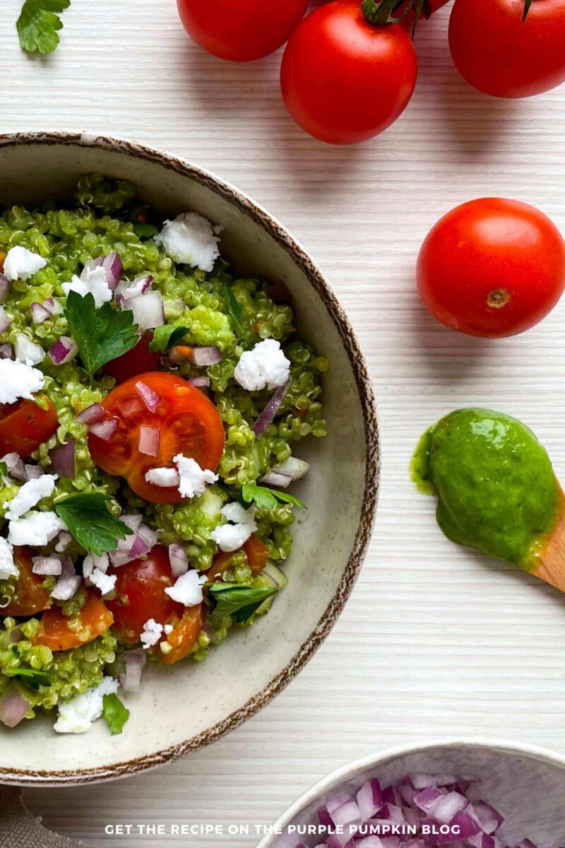 Avocado Green Goddess Quinoa Salad Recipe