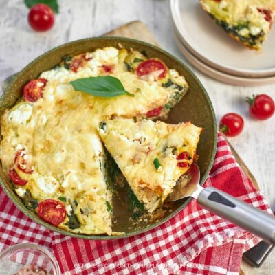 Spinach Feta Frittata Recipe