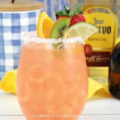 Strawberry Orange Kiwi Margaritas Recipe