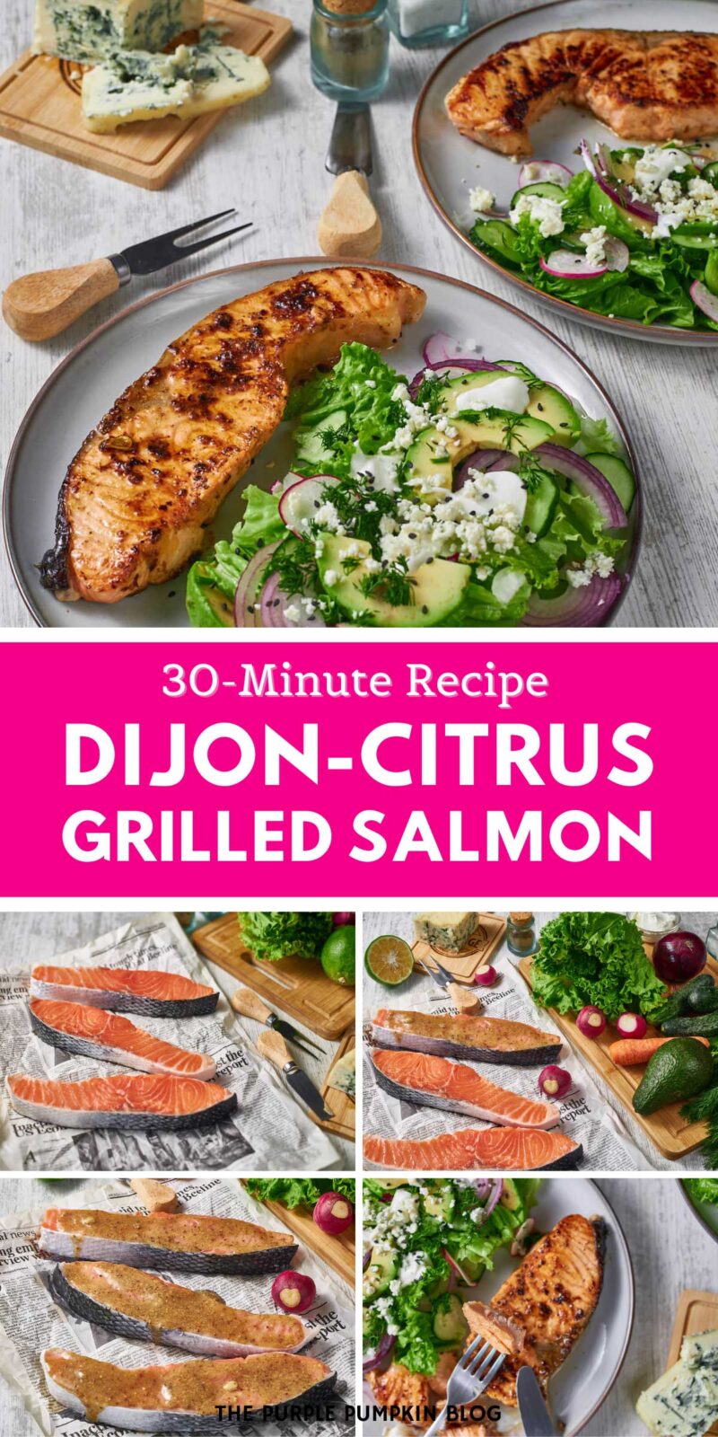 30 Minute Recipe - Dijon-Citrus Grilled Salmon