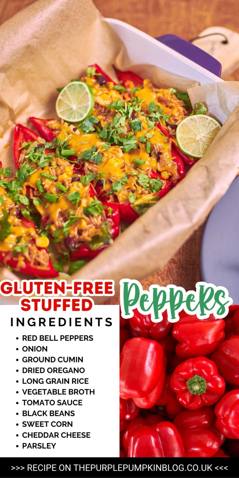 Ingredients Needed for Gluten-Free Stuffed Peppers