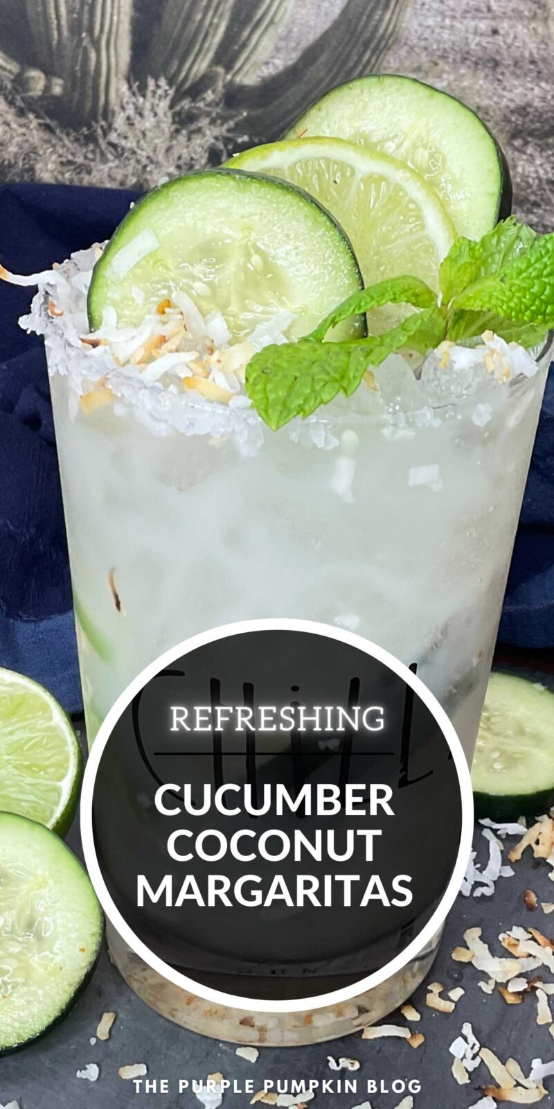 Refreshing Cucumber Coconut Margaritas