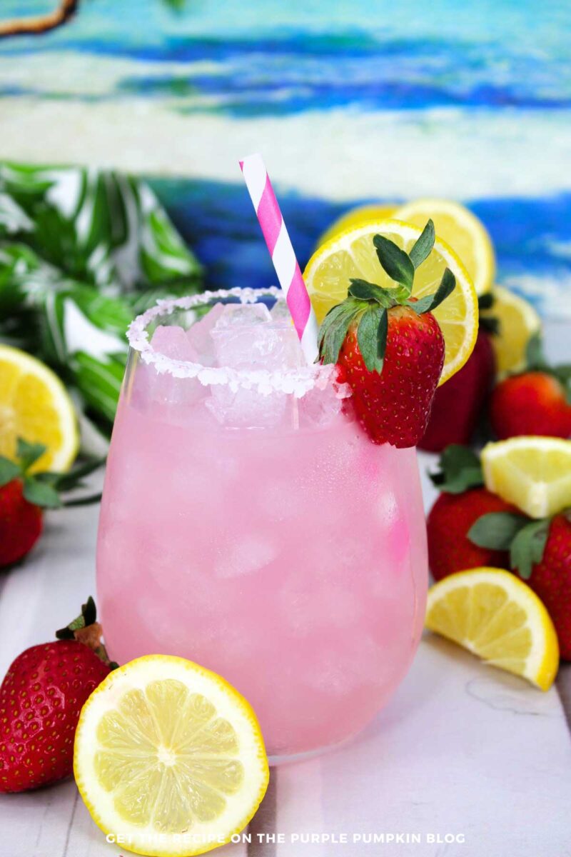 Strawberry Basil Lemon Margarita