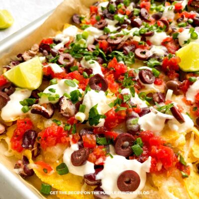 Vegetarian Meatless Nachos Recipe