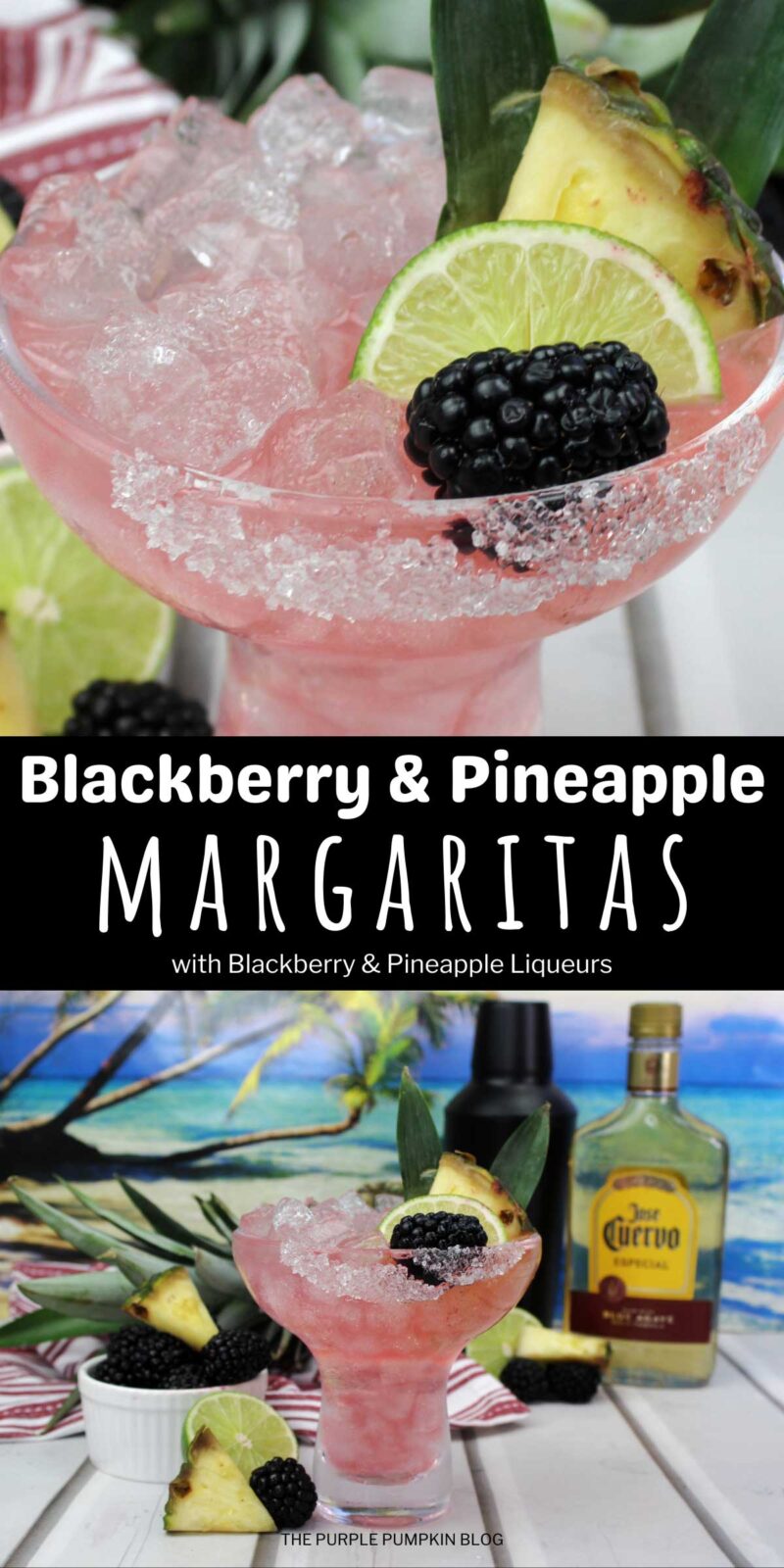 Blackberry & Pineapple Margaritas