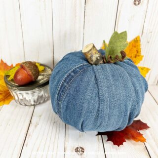 Denim Pumpkin Craft Tutorial