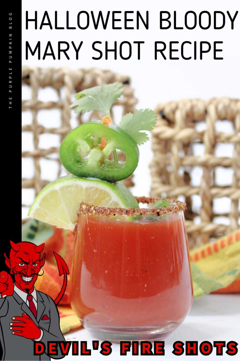 Halloween Bloody Mary Shots Recipe Devil's Fire Shot