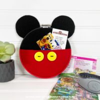 Mickey Mouse Pocket Organizer Craft Tutorial