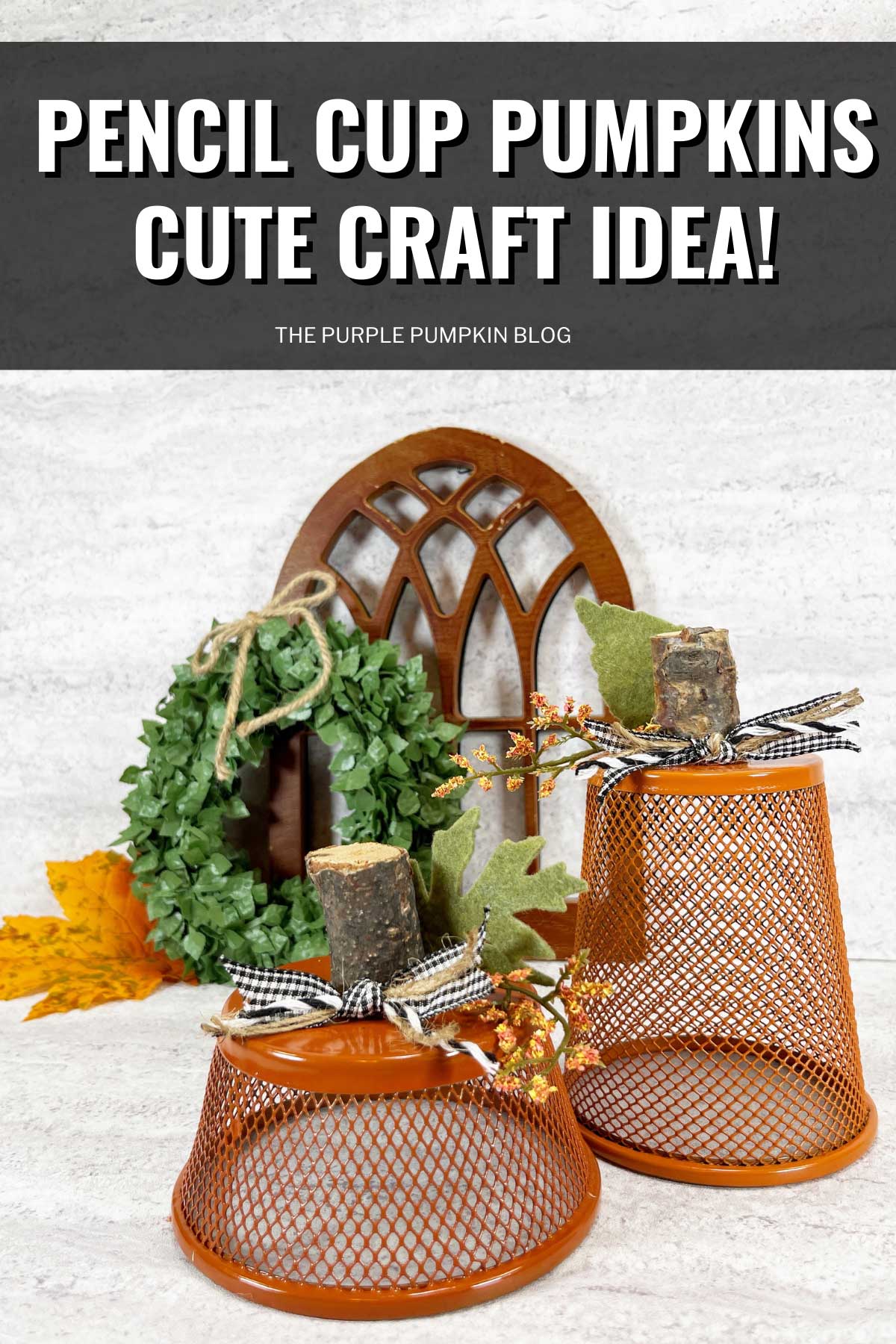 Pencil-Cup-Pumpkins-Cute-Craft-Idea