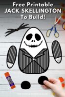 Free Build Jack Skellington Printable for Halloween
